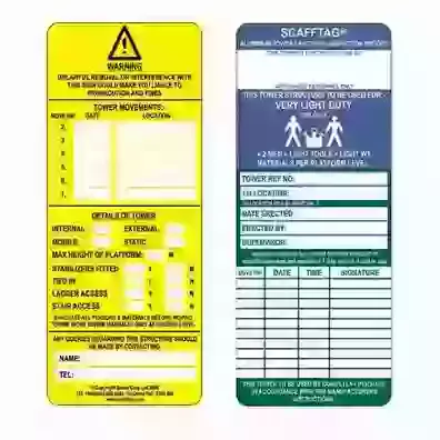Scafftag Towertag® insert